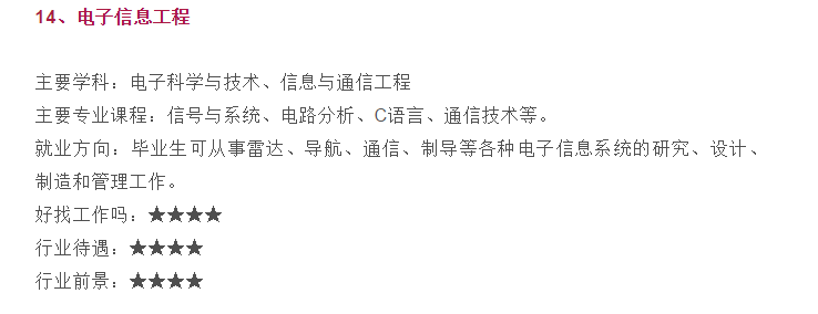 25個(gè)熱門工科專業(yè)介紹及評(píng)價(jià)，最新行業(yè)待遇、前景對(duì)比！